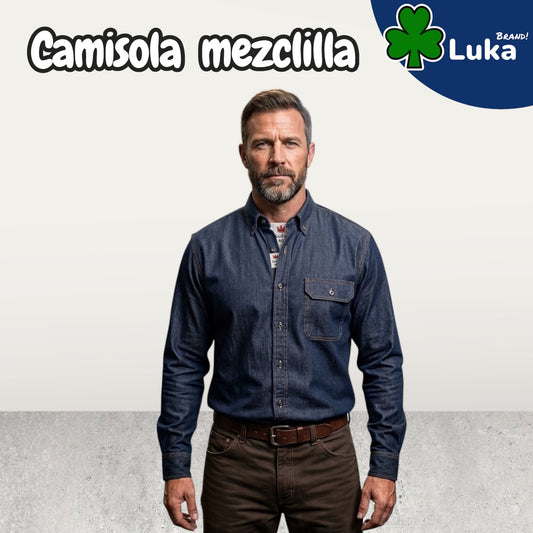 Camisola mezclilla